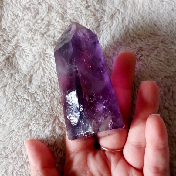 Other - Thumbprint Inclusion Amethyst Point (Read Description)